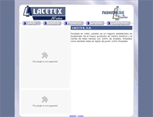 Tablet Screenshot of lacetex.com